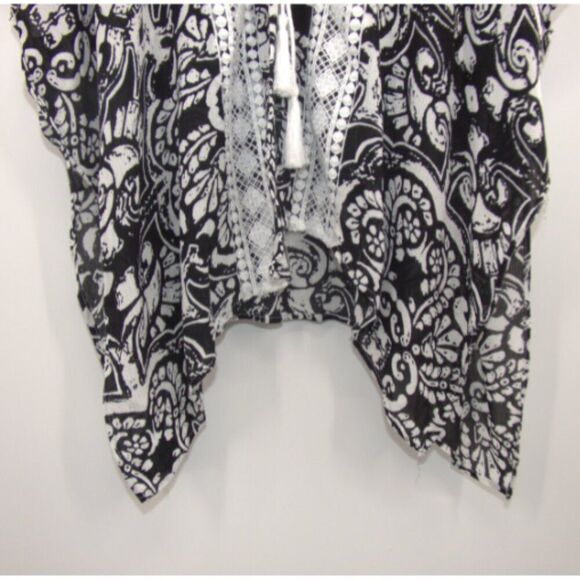 NWT Women's One Size Lightweight Flowy Kimono Swimsuit Cover Up - Picture 4 of 7
